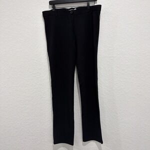 Betabrand Classic Straight Dress Pant Yoga Pant Black Office Xl Long